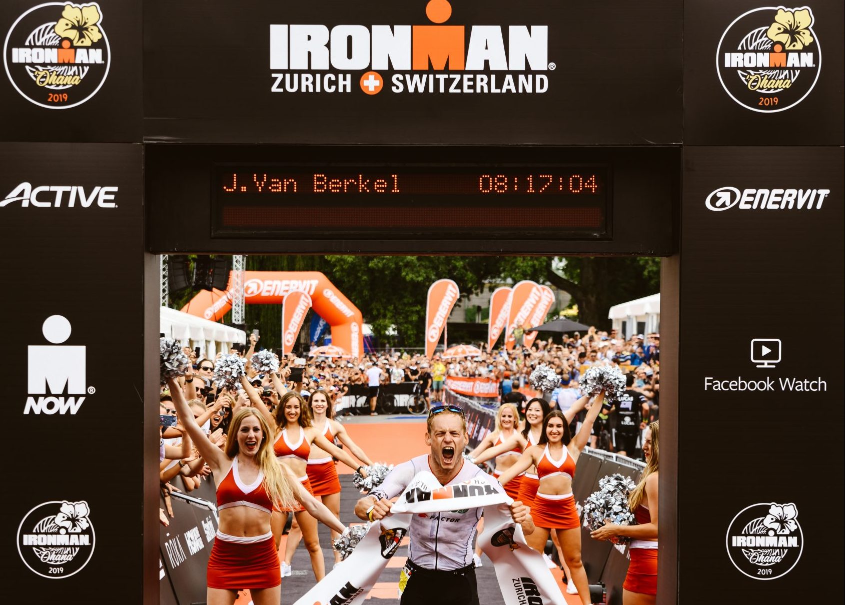 Zieleinlauf Ironman Jan van Berkel